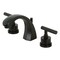 Kingston Brass KS4980CML Manhattan 8" Widespread Bathroom Faucet, Matte Black KS4980CML - alternate 1